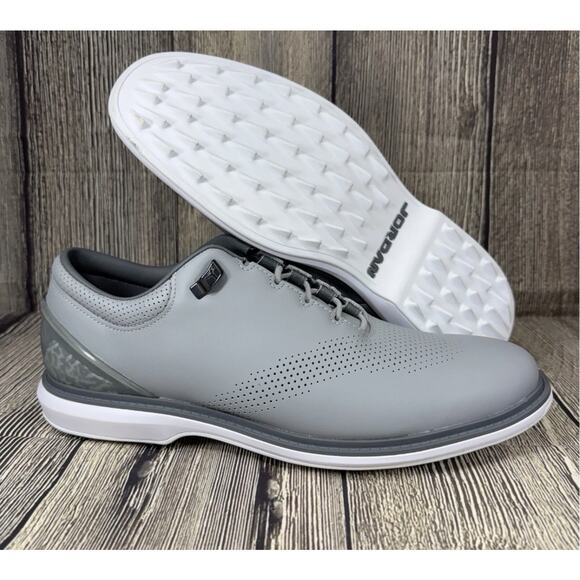 Jordan Nike Golf Wolf Grey PGA Golf Tour Shoes Mens 8.5 New Fast Ship